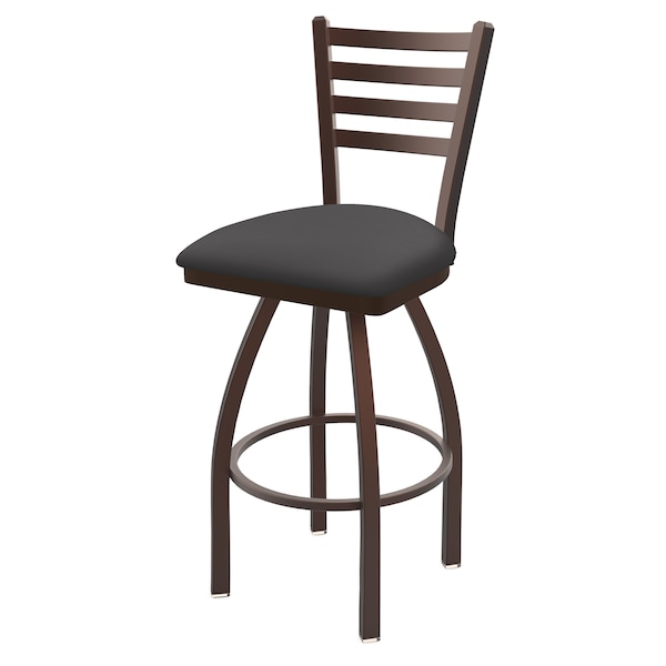 25" Swivel Counter Stool, Bronze Finish, Canter Storm Seat